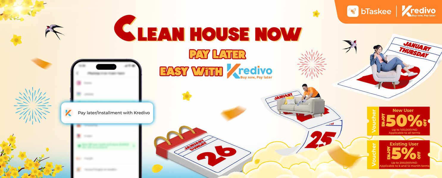[Kubet X KREDIVO] CLEAN HOUSE NOW, PAY LATER - EASY WITH KREDIVO