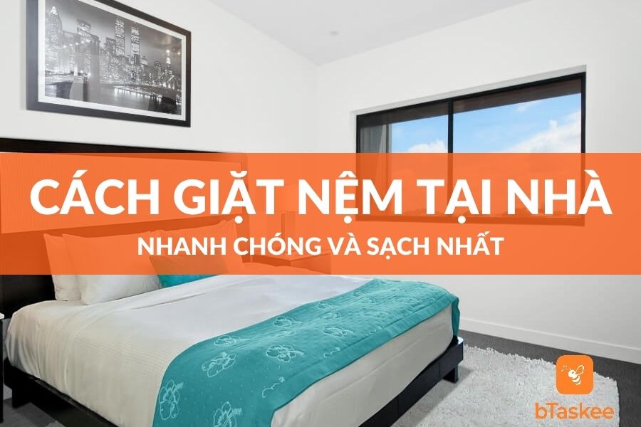 cách giặt nệm tại nhà