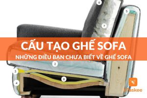 Cấu tạo ghế sofa và những điều bạn chưa biết