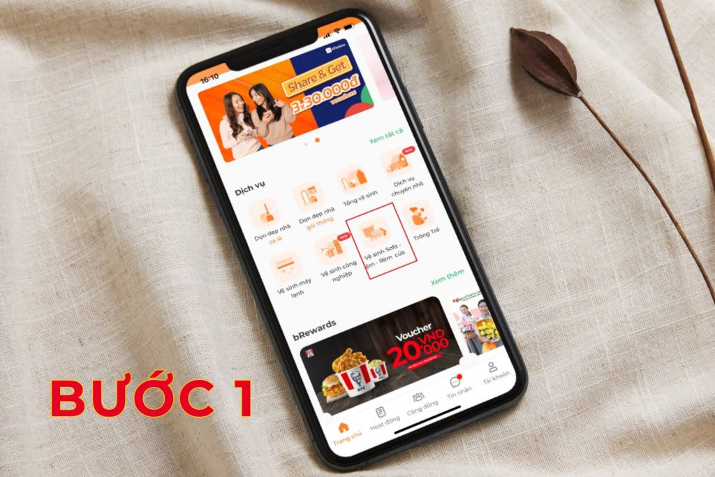 Chọn tiện ích theo đúng nhu cầu.