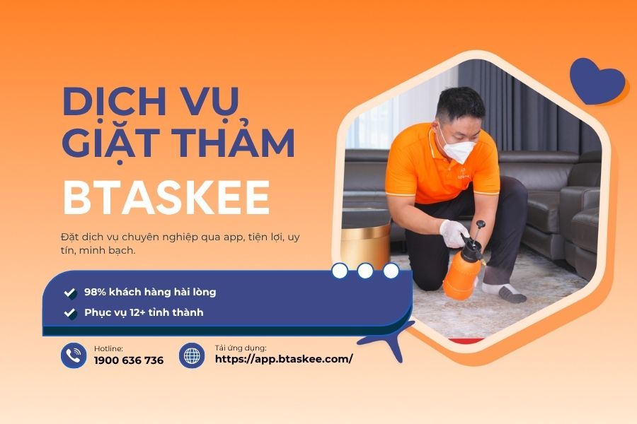 Đặt Dịch Vụ Giặt Thảm Trên Ứng Dụng Nhanh Chóng, Uy Tín