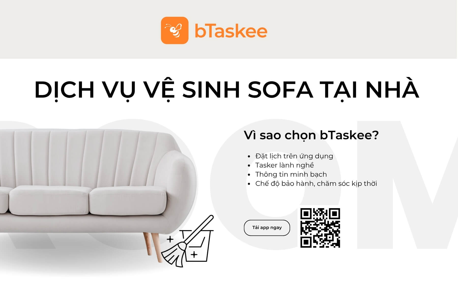 Dịch Vụ Giặt Ghế Sofa Tại Nhà Uy Tín, Tiện Lợi Trên App