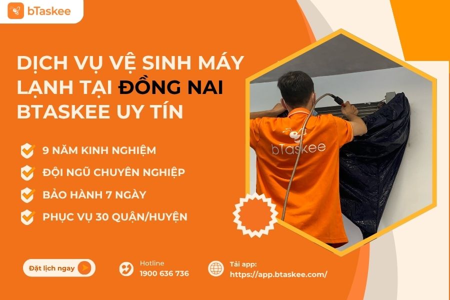 vệ sinh máy lạnh đồng nai