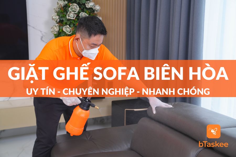 Dịch vụ giặt ghế sofa biên hòa uy tín chuyên nghiệp
