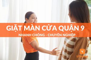 Dịch vụ giặt màn cửa tại quận 9 nhanh chóng, chuyên nghiệp