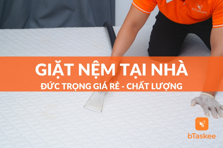 giặt nệm tại nhà đức trọng