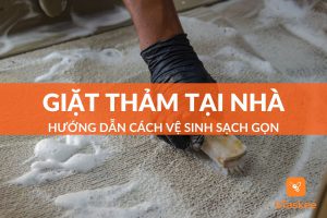 Cách giặt thảm tại n hà đơn giản