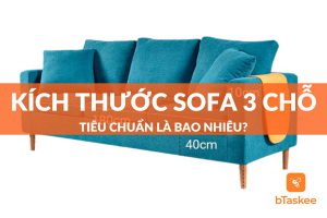 kích thước sofa 3 chỗ