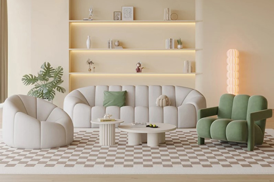 Mẫu sofa bed với thiết kế mới mẻ và sáng tạo.