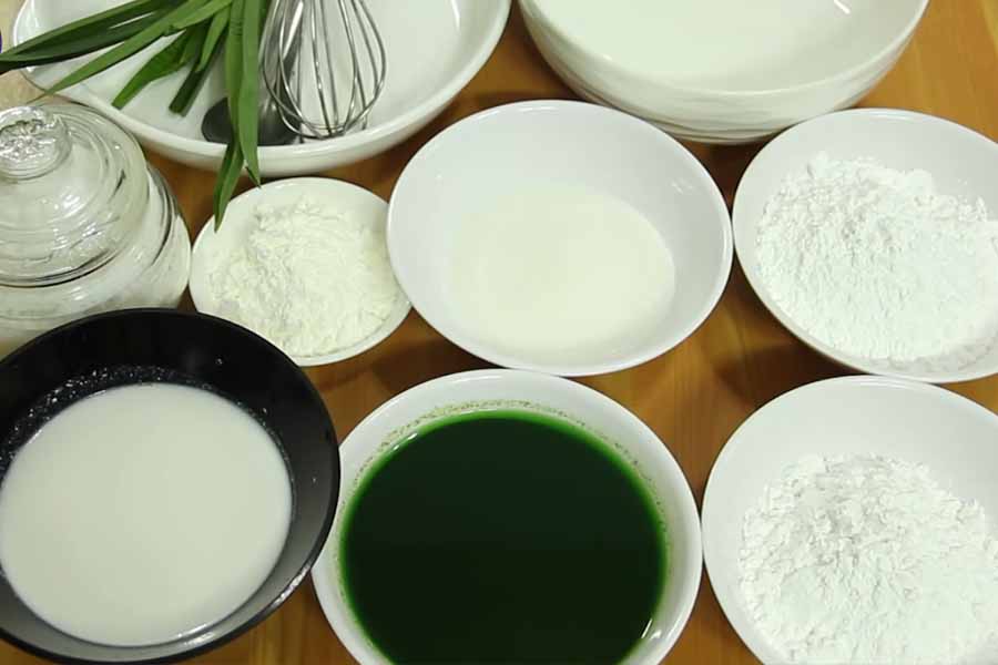 Nguyên liệu làm chè bánh lọt