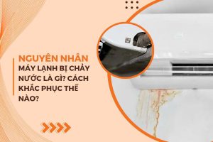 Vì Sao Máy Lạnh Bị Chảy Nước? Cách Khắc Phục Thế Nào?