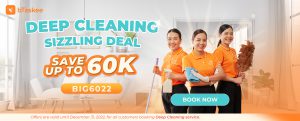Promotion dịch vụ Tổng vệ sinh 60K