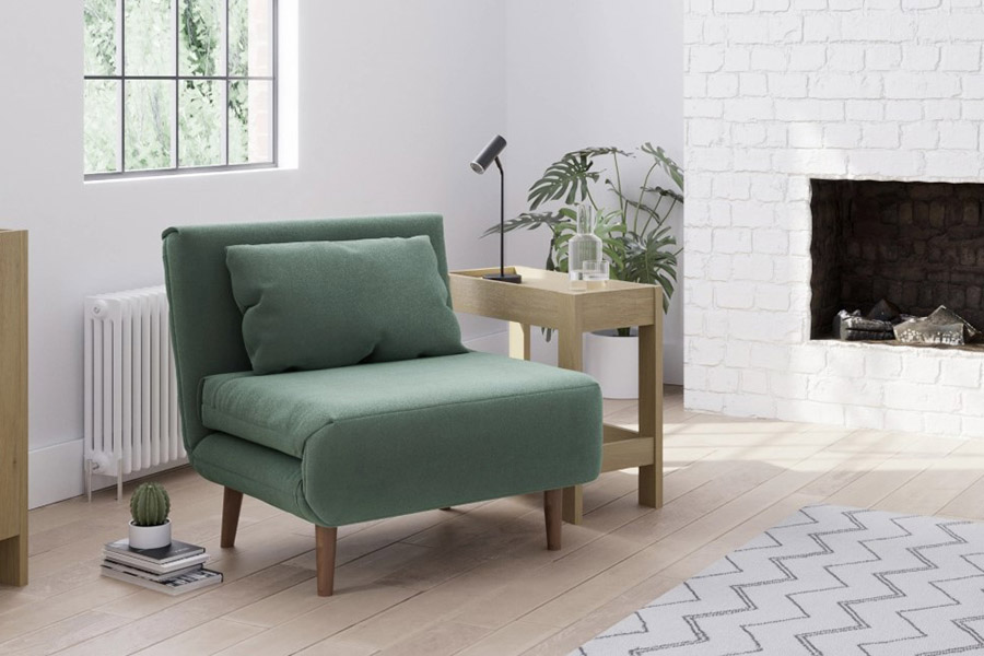 Làm đẹp không gian nội thất với sofa giường đơn.