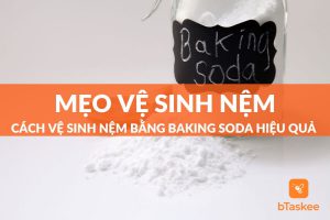 Hướng dẫn vệ sinh nệm bằng baking soda tại nhà